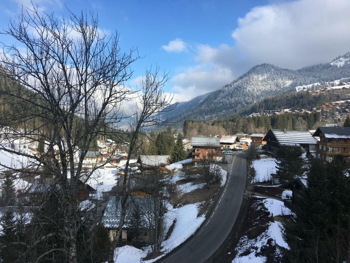Les 4 Elements Aparthotel Chatel Bagian luar foto