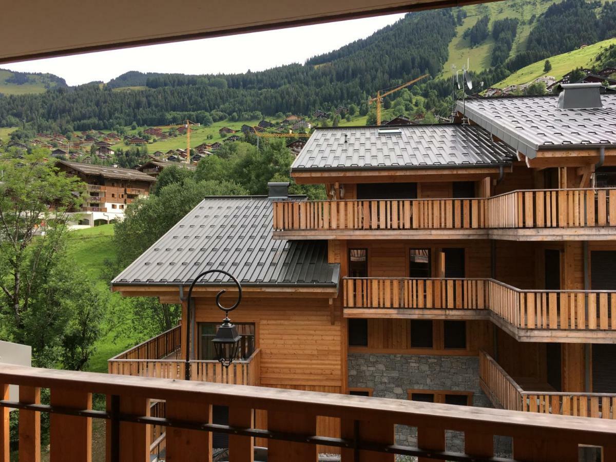 Les 4 Elements Aparthotel Chatel Bagian luar foto