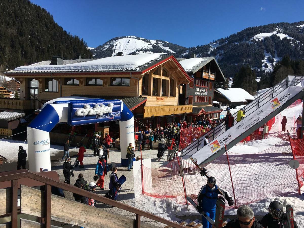 Les 4 Elements Aparthotel Chatel Bagian luar foto